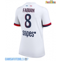 Camisa de time de futebol Paris Saint-Germain Fabian Ruiz #8 Replicas 2º Equipamento Feminina 2025-26 Manga Curta